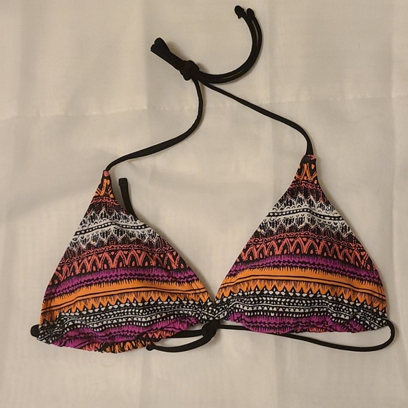 Mossimo Supply Co. Other - Women's Massimo Triangle Bikini Top Black Pink